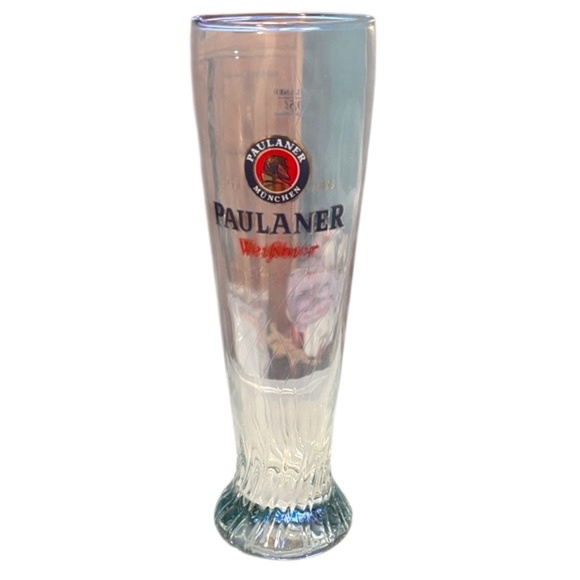 Vintage Paulaner München Weissbier Swirled German Beer Glass; .5 Liters - Picture 7 of 10